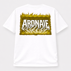 Aronaie Classic White Tee - Golden