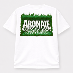 Aronaie Classic White Tee - Green