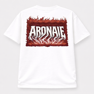Aronaie Classic White Tee - Red